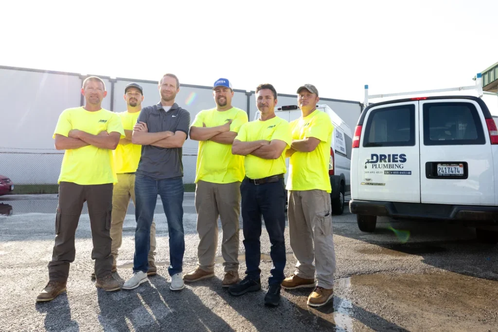 Commercial plumbing contractor team working on plumbing systems in Southern Illinois