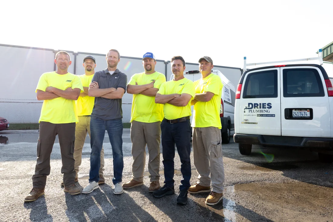 Commercial plumbing contractor team working on plumbing systems in Southern Illinois